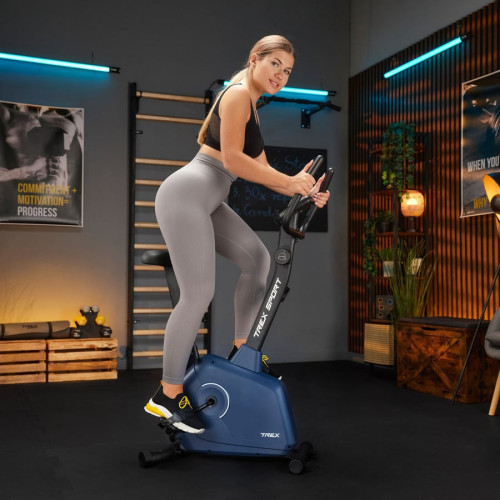 Велотренажер  Trex Sport TX-380MB RIGON Blue - фото №3